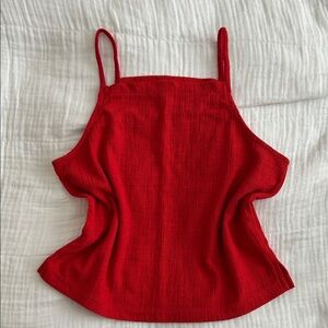 Madewell Red Summer Tank